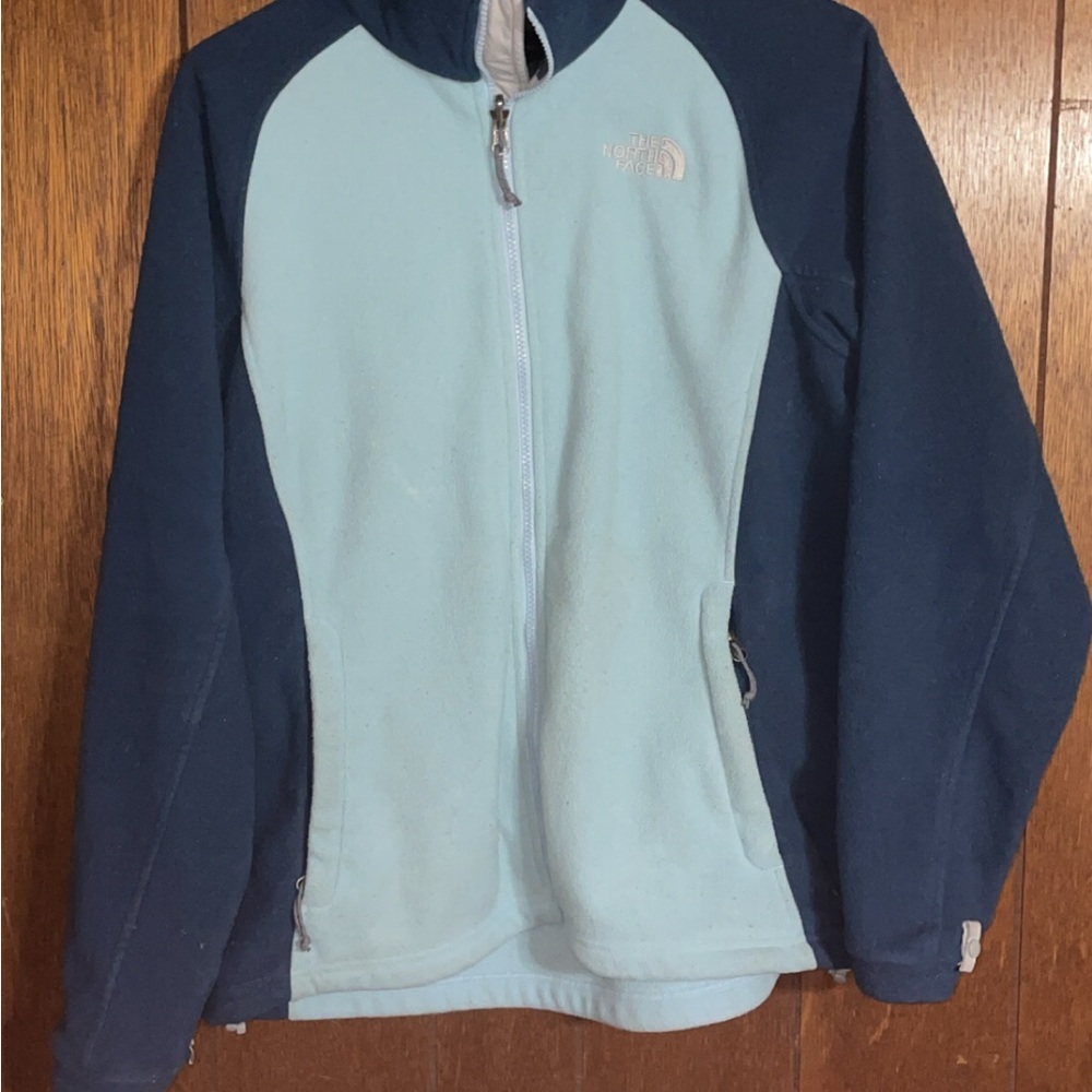 The North Face Navy and Sky Blue Fleece